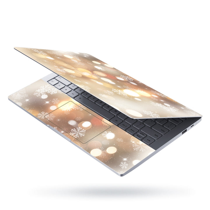 Laptop Skin - Snowflakes and Bright Lights