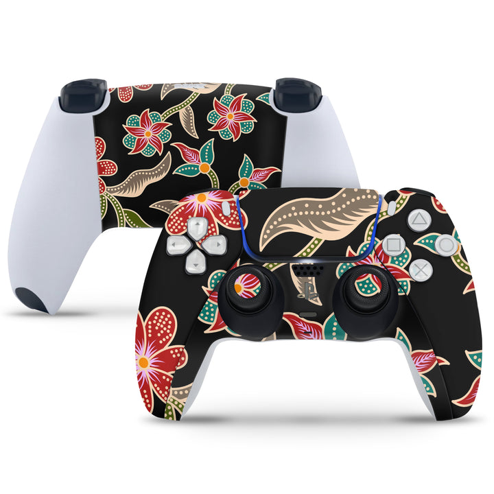 PS5 Controller Skin - Flower Seamless Pattern