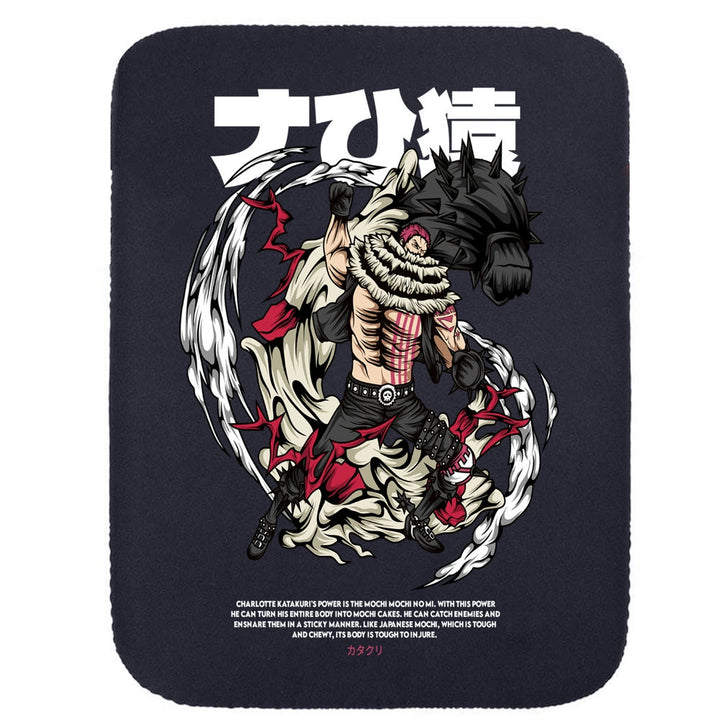 Printed Neoprene Reversible Laptop & Tablet Sleeve - One Piece Katakuri DS1