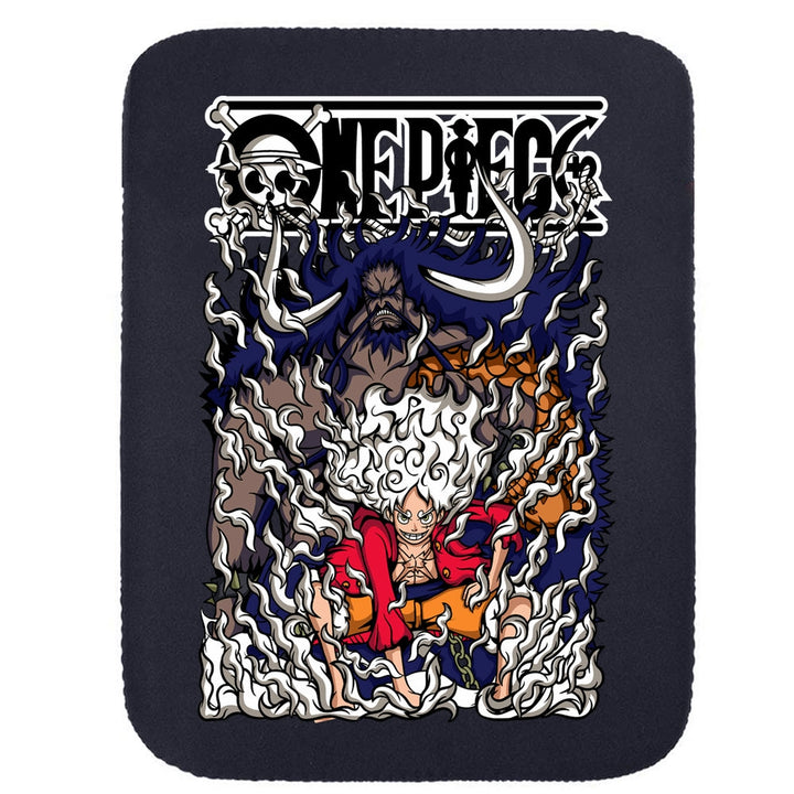 Printed Neoprene Reversible Laptop & Tablet Sleeve - Anime Luffy Kaido