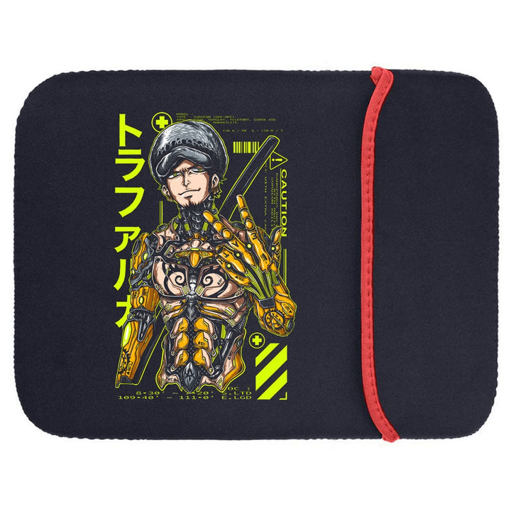 Printed Neoprene Reversible Laptop & Tablet Sleeve - Anime One Piece Trilogy (2)