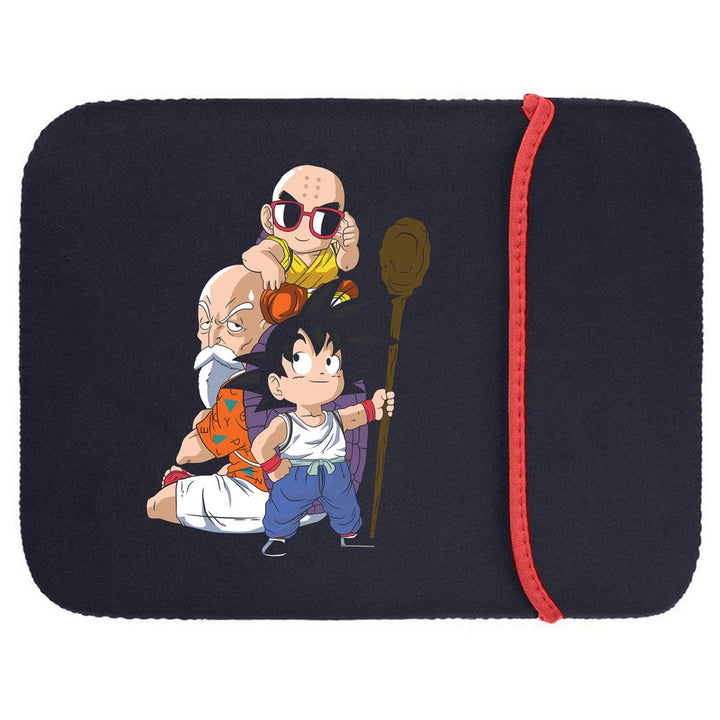 Printed Neoprene Reversible Laptop & Tablet Sleeve - Anime Dragon Ball DS11