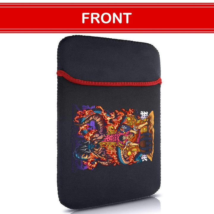 Printed Neoprene Reversible Laptop & Tablet Sleeve - Anime Legendary DS49