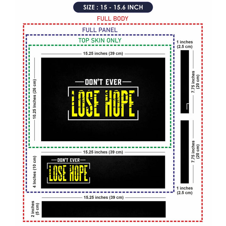 Laptop Skin - Dont Ever Lost Hope