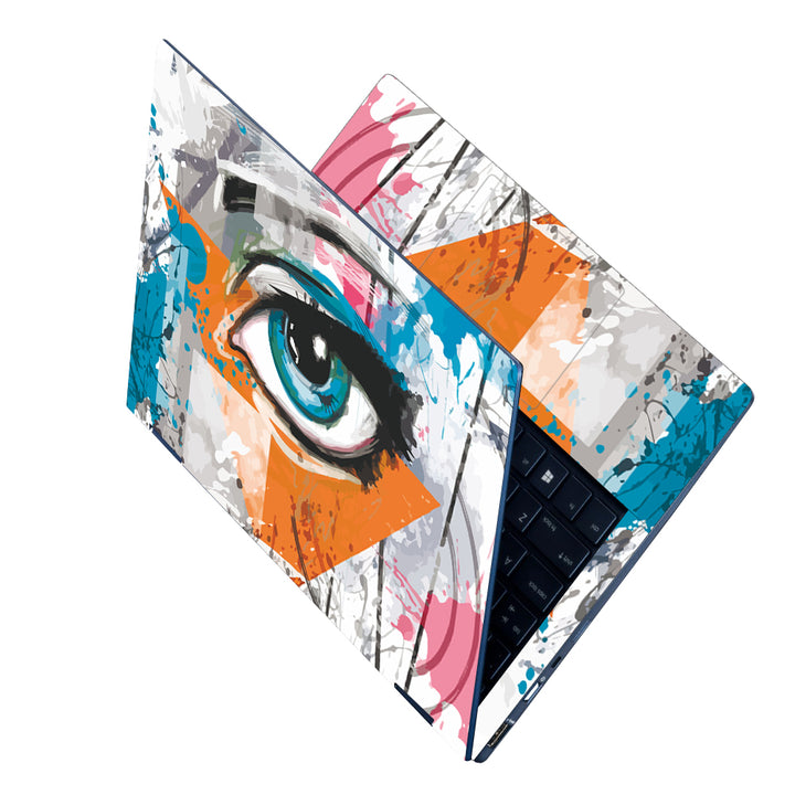 Laptop Skin - Eye Design Multicolour Abstract