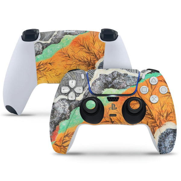 PS5 Controller Skin - Coloufull River Side Painting