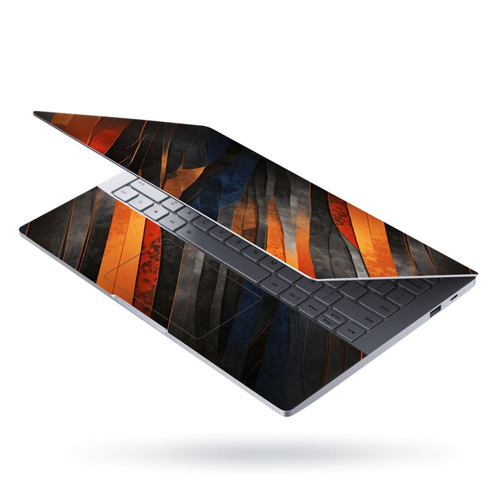 Laptop Skin - Gray Copper Sporty Background