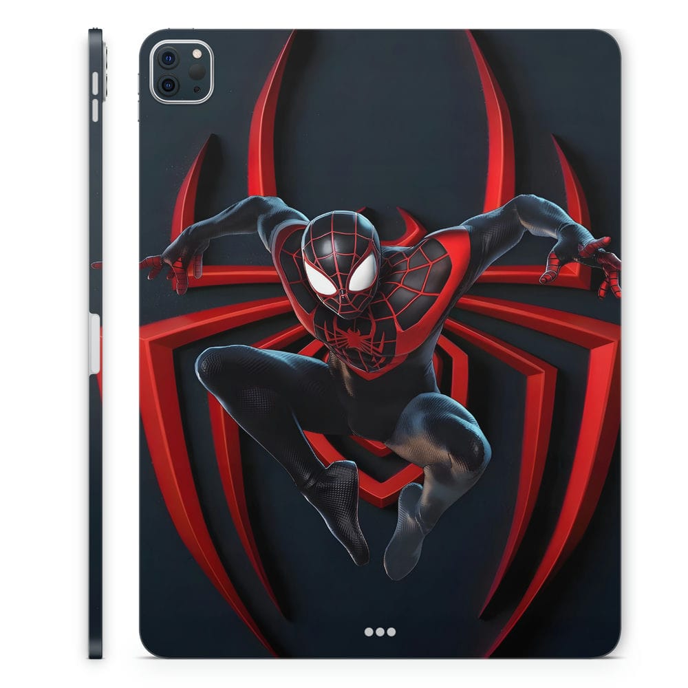 Spider Man on Red Symbol Tablet Skin Wrap - Elevate Your Tablet's Look ...