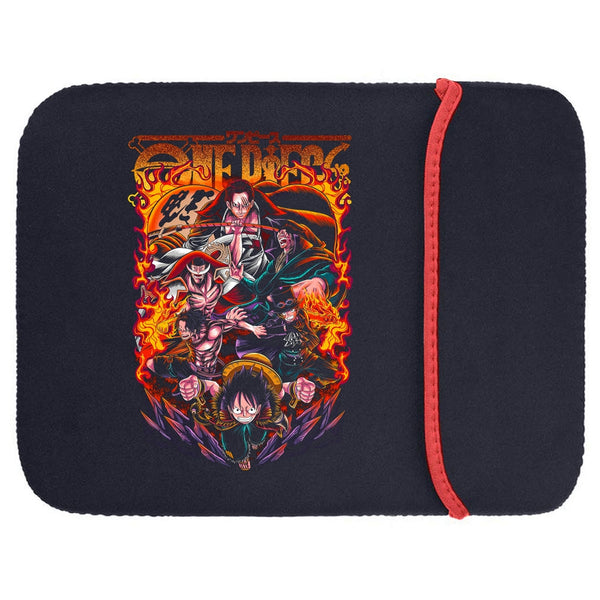 Printed Neoprene Reversible Laptop & Tablet Sleeve - Anime Legendary DS17