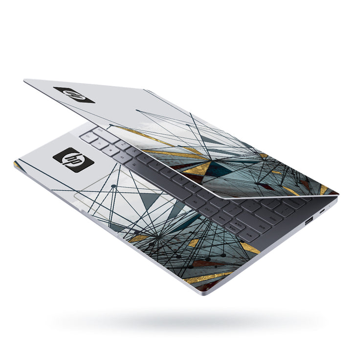 Laptop Skin - HP Logo Geometric Design