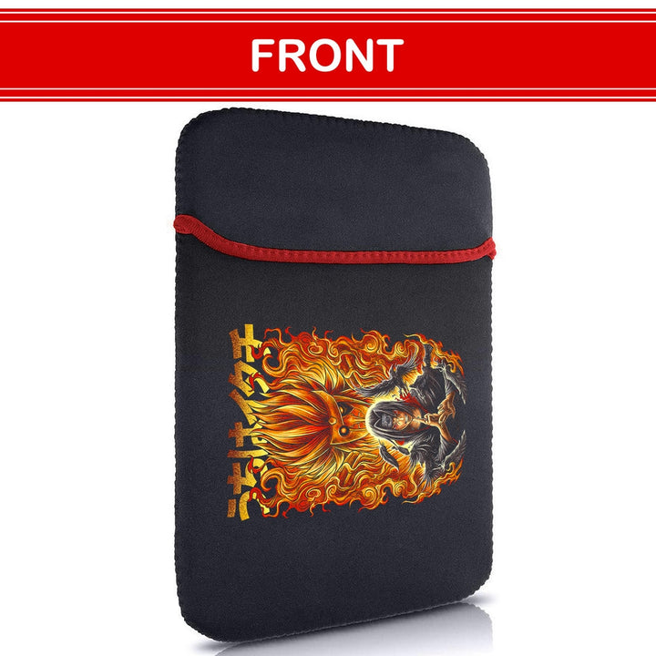 Printed Neoprene Reversible Laptop & Tablet Sleeve - Anime Legendary DS11