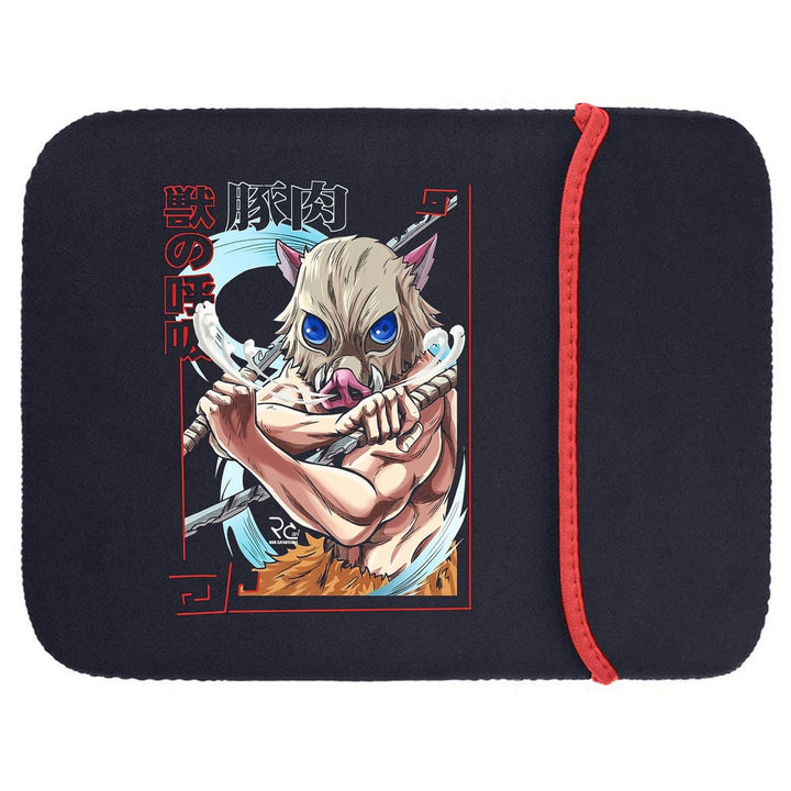 Printed Neoprene Reversible Laptop & Tablet Sleeve - Anime Legendary DS1