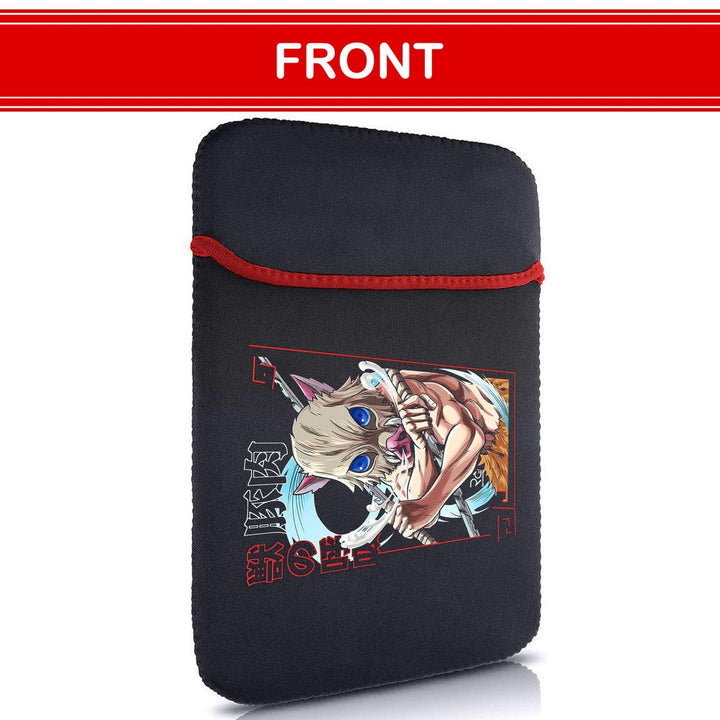 Printed Neoprene Reversible Laptop & Tablet Sleeve - Anime Legendary DS1