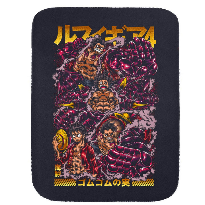 Printed Neoprene Reversible Laptop & Tablet Sleeve - Anime Legendary DS45