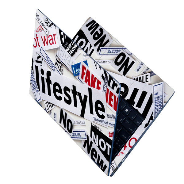 Laptop Skin - Lifestyle Paper Cut Design