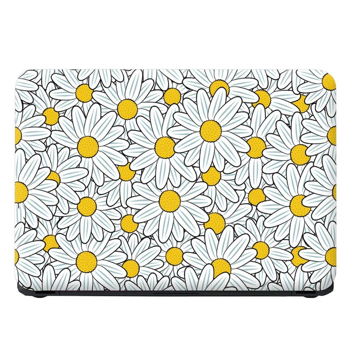 Laptop Skin - Yellow White Sunflower