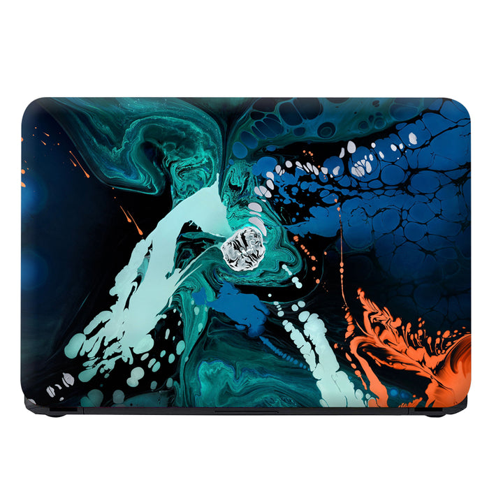 Laptop Skin - Blue Stone Art Abstract