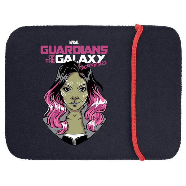 Printed Neoprene Reversible Laptop & Tablet Sleeve - Super Heroes Gamora