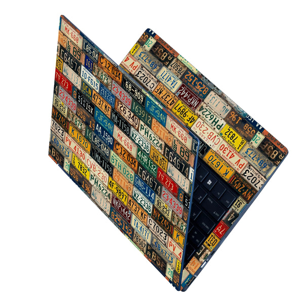 Laptop Skin - Number Plates