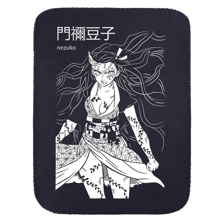 Printed Neoprene Reversible Laptop & Tablet Sleeve - Anime Demon Slayer Kimetsu No Yaiba DS16