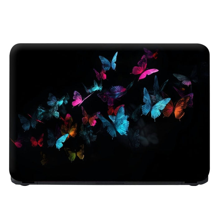 Laptop Skin - Butterflies on Black