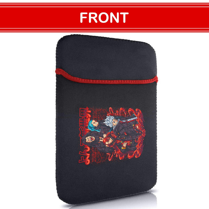 Printed Neoprene Reversible Laptop & Tablet Sleeve - Anime Legendary DS67