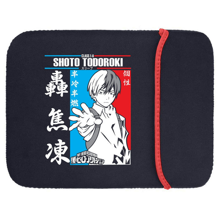 Printed Neoprene Reversible Laptop & Tablet Sleeve - Anime My Hero Academia DS09