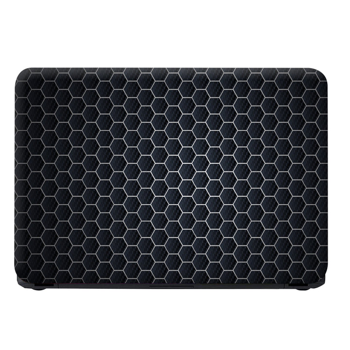 Laptop Skin - Silver Honeycomb on Black