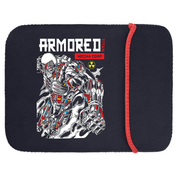 Printed Neoprene Reversible Laptop & Tablet Sleeve - Anime Attack on Titan DS22