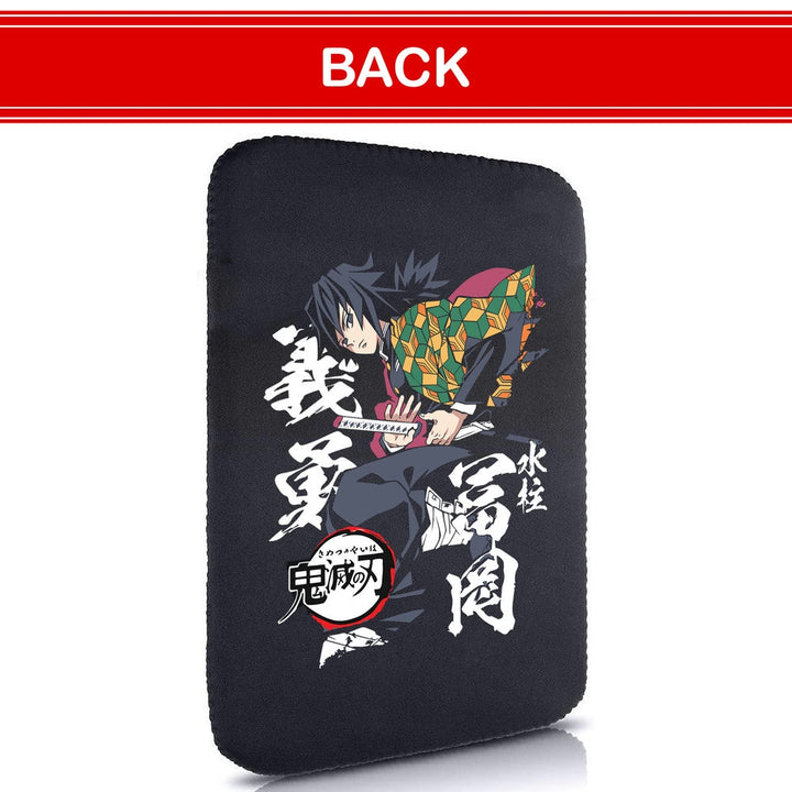 Printed Neoprene Reversible Laptop & Tablet Sleeve - Anime Demon Slayer Kimetsu No Yaiba DS21