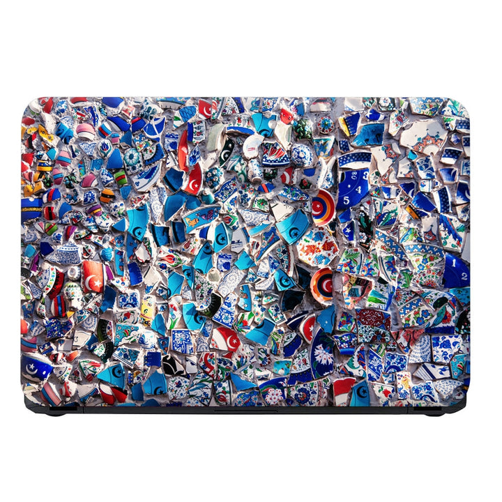 Laptop Skin - Wall Decorated With Fragments