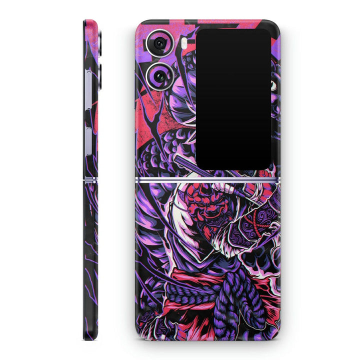 Mobile Skin Wrap - Anime Sasuke Uchicha Red Blue