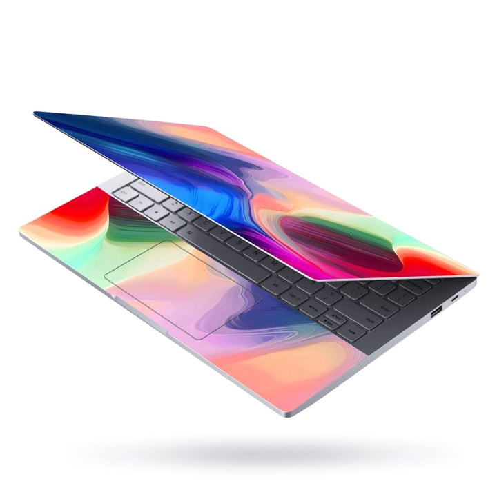 Laptop Skin - Blue Red Shaded Cloud Art