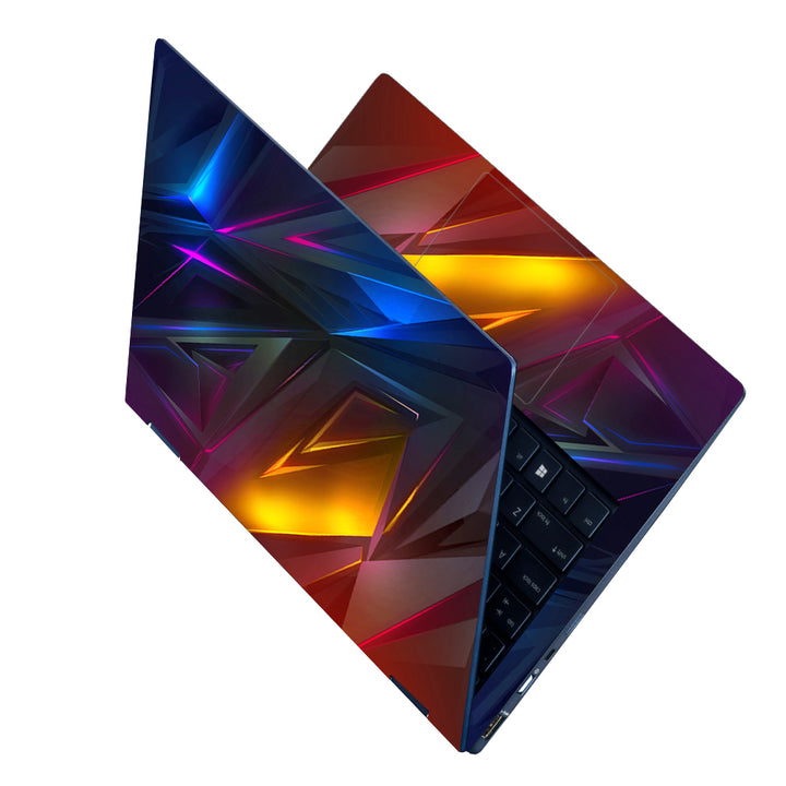 Laptop Skin - Multicolor 3D Abstract