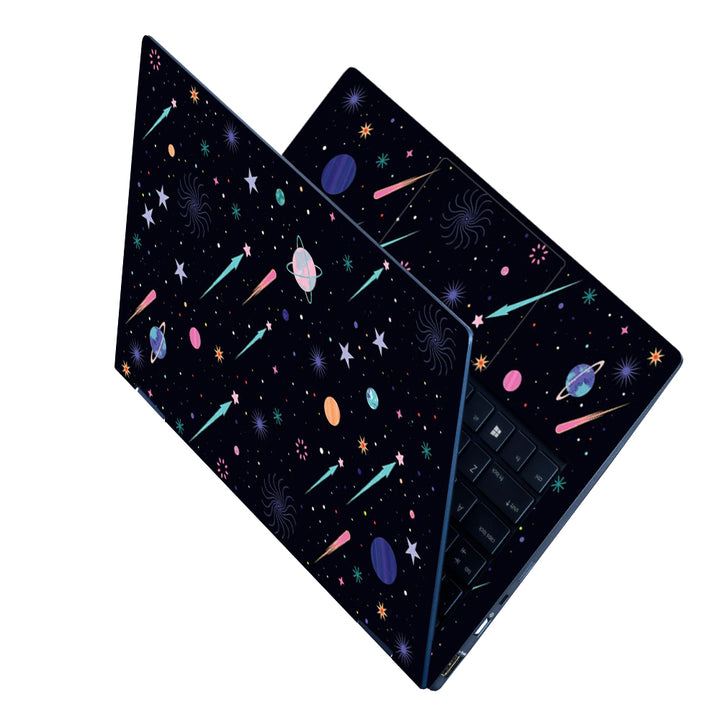 Laptop Skin - Galaxy Black