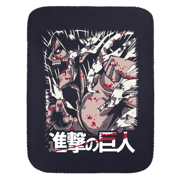 Printed Neoprene Reversible Laptop & Tablet Sleeve - Anime Attack on Titan DS14