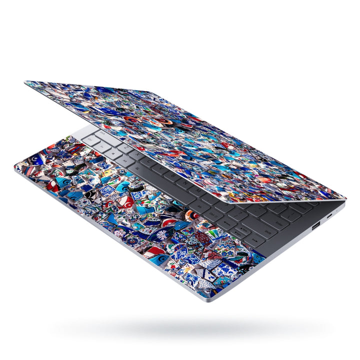 Laptop Skin - Wall Decorated With Fragments