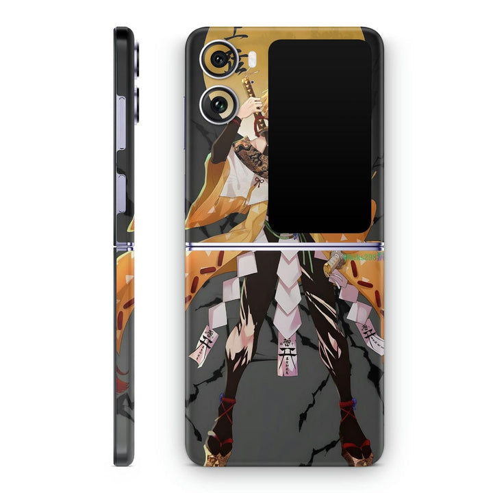 Mobile Skin Wrap - Anime Demon Slayer Sword Design