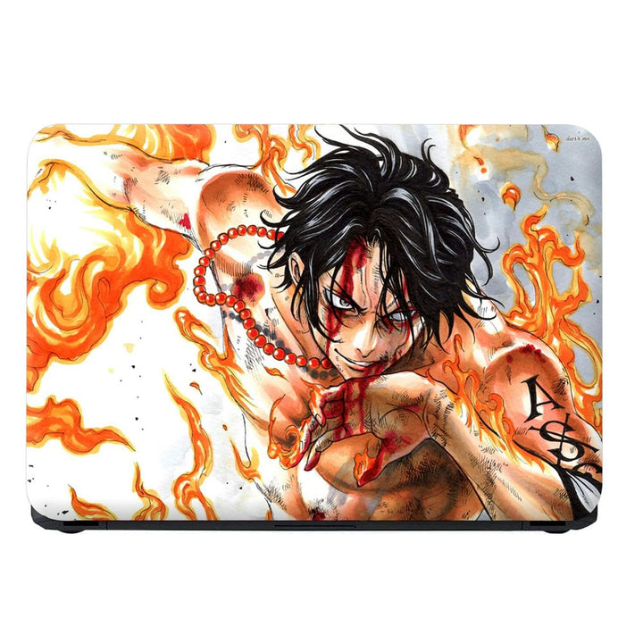 Laptop Skin - Fire Fist Ace One Piece