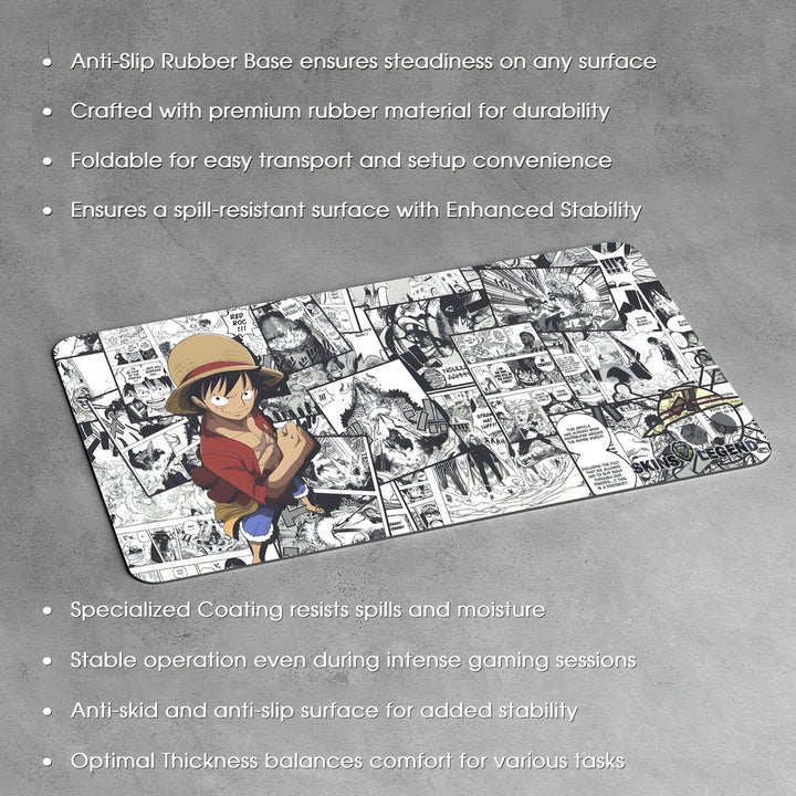 Anti-Slip Desk Mat Gaming Mouse Pad - One Piece Monkey D Luffy MDL35