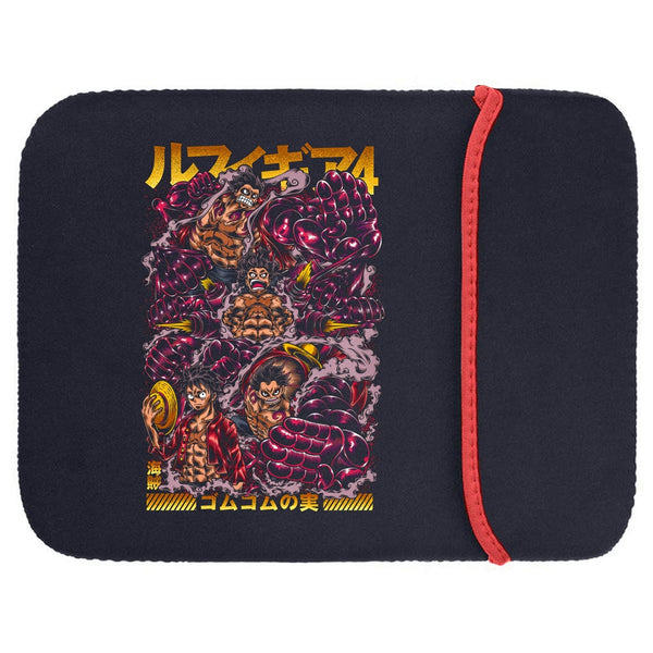 Printed Neoprene Reversible Laptop & Tablet Sleeve - Anime Legendary DS45