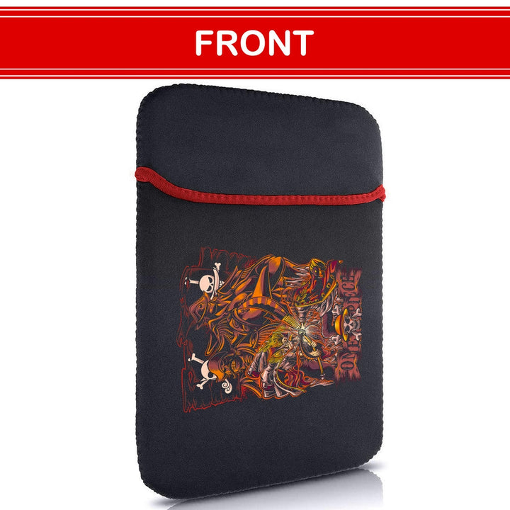 Printed Neoprene Reversible Laptop & Tablet Sleeve - Anime Legendary DS51