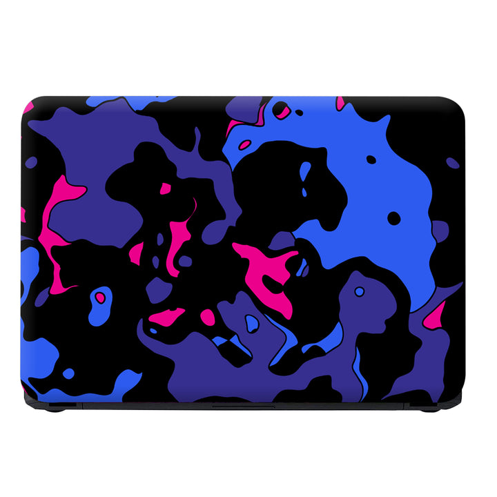 Laptop Skin - Megenta Blue Neon Art