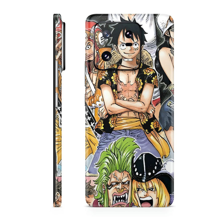 Mobile Skin Wrap - Anime One Piece Collage