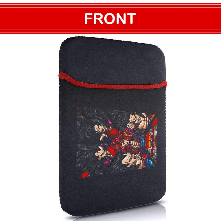 Printed Neoprene Reversible Laptop & Tablet Sleeve - Anime Legendary DS84