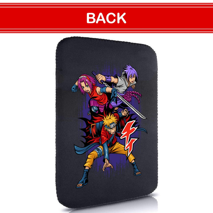 Printed Neoprene Reversible Laptop & Tablet Sleeve - Anime Action DS17