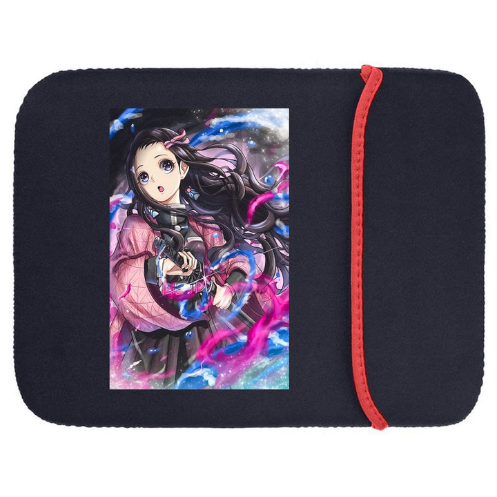 Printed Neoprene Reversible Laptop & Tablet Sleeve - Anime Legendary DS99