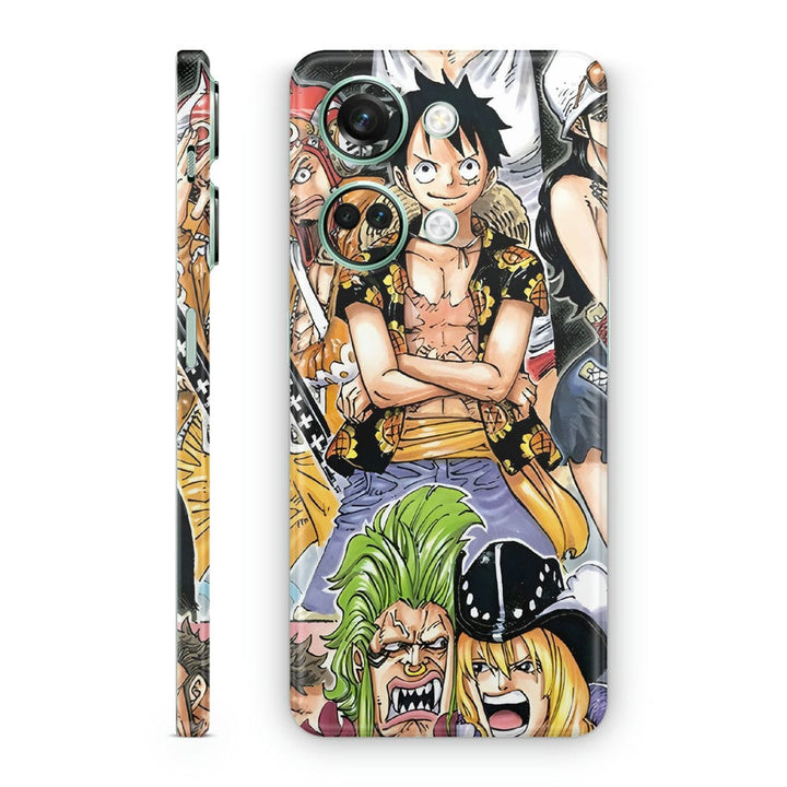 Mobile Skin Wrap - Anime One Piece Collage