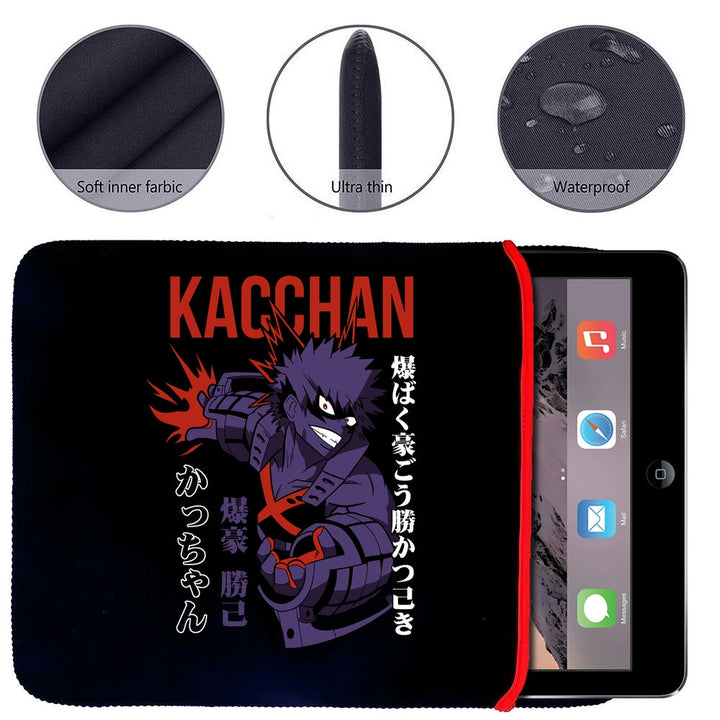 Printed Neoprene Reversible Laptop & Tablet Sleeve - Anime My Hero Academia DS12