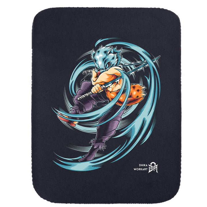 Printed Neoprene Reversible Laptop & Tablet Sleeve - Anime Legendary DS4